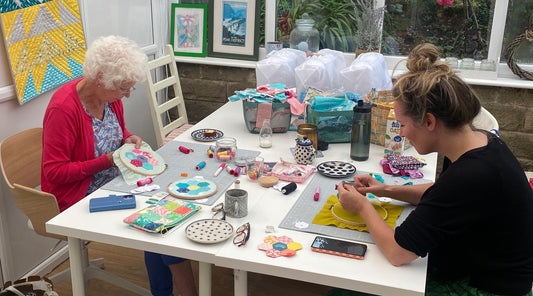 Introduction to English Paper Piecing( Peak District)