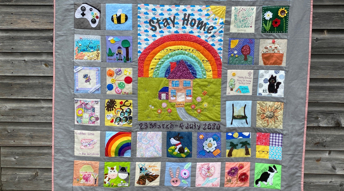 A Stay Home Quilt - A look back.