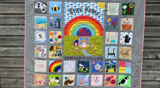 A Stay Home Quilt - A look back.