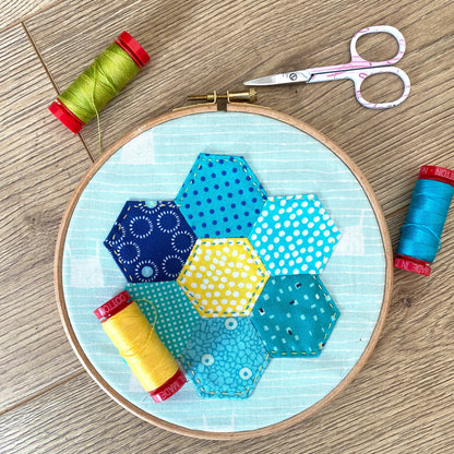Introduction to English Paper Piecing( Peak District)
