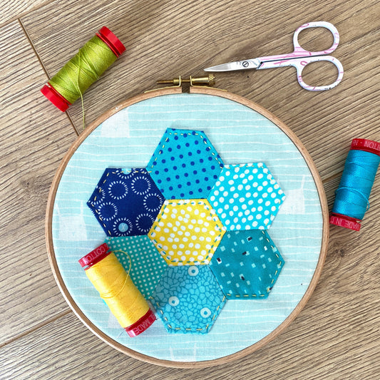Introduction to English Paper Piecing( Peak District)